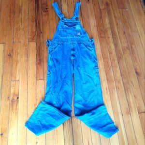 Berne blue denim overalls